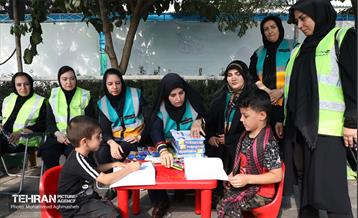 آیین پیاده‌روی جاماندگان اربعین حسینی در مناطق شهرداری تهران 20
