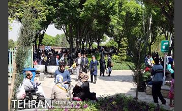 مراسم عیدانه معلولان در پارک بعثت 41