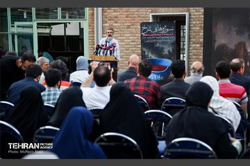 مراسم رونمایی از یادبود خبرنگاران شهید غزه در خانه روزنامه‌نگاران شهر 22