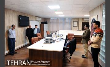 بازدید محمد جواد حق شناس از مرکز ارتباطات شهرداری تهران 12