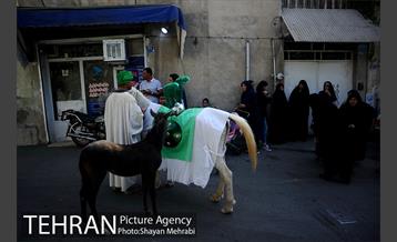 حرکت نمادین کاروان اُسرای کربلا در ده ونک 6