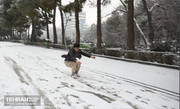 روز برفی تهران 16