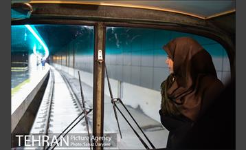 بازدید اعضا شورای شهر تهران از خط ۶ مترو 9