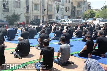 نماز ظهر عاشورا مسجد قائم(عج) منطقه هفت