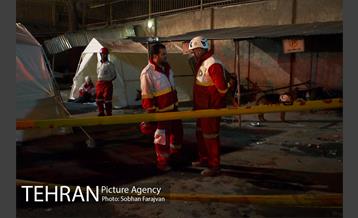 امداد رسانی شبانه در حادثه پلاسکو -2 10