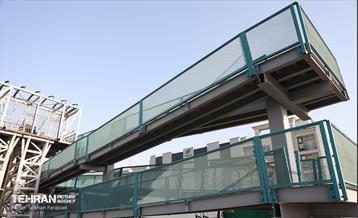 بازدید مدیرکل حوزه شهردار تهران از پروژه پل‌های مکانیزه عابرپیاده 6