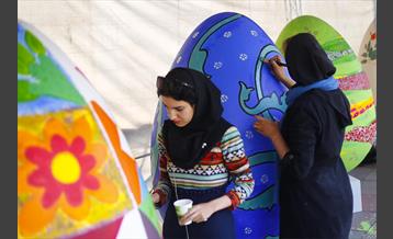 جشنواره تخم مرغ رنگی در فلکه دوم صادقیه 9