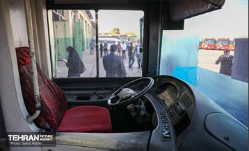 بازدید اعضای شورای شهر از مرکز اورهال سامانه شماره 2 اتوبوسرانی 10