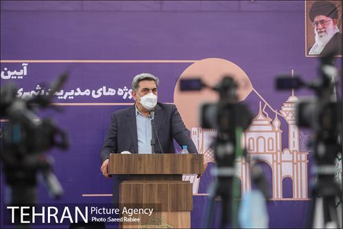 آئین بهره برداری از پروژه های مدیریت شهری منطقه ۲۲