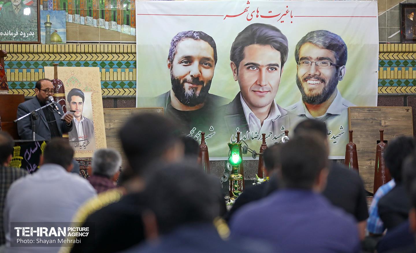 مراسم ترحیم شهید الداغی در سجادیه بزرگ تهران 16