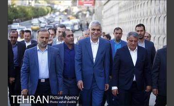 بازدید شهردار تهران از پروژه های عمرانی شهر تهران 11