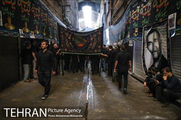 عزاداری تاسوعا در بازار تهران 1