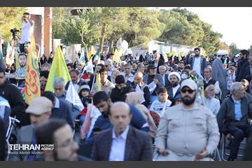 دومین سالگرد شهادت شهید آرمان علی وردی با شعار «آرمان روح‌الله آغاز نصرالله» 22