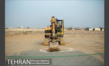 مراسم آغاز عملیات احداث پایانه متروی آزادگان 19