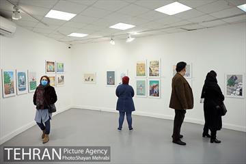 بازدید احمد مسجد جامعی از نمایشگاه تهران از منظر هنرمندان 23