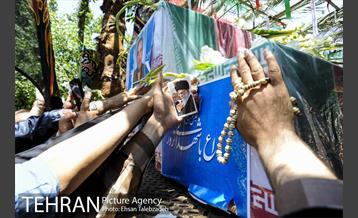 تشییع پیکر شهدای حادثه تروریستی تهران 4