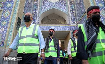 آیین اعزام خادم الحسین(ع) شهرداری تهران به مراسم اربعین حسینی 3