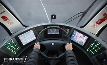 تست تراموای چرخ لاستیکی در تهران 38