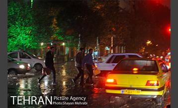 بارش شدید باران و تگرگ در تهران 21