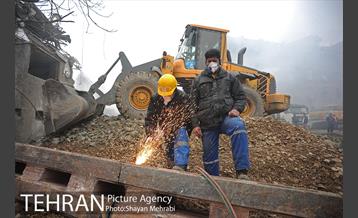 ششمین روز آواربرداری ساختمان پلاسکو -2 8