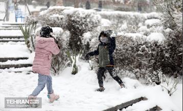 بارش برف در تهران 11
