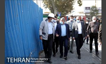 بازدید رئیس شورای شهر از زیرگذر چهارراه گلوبندک 18