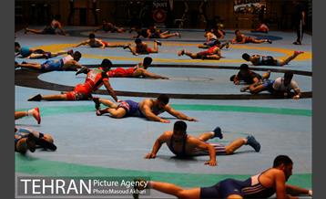 برگزاری تمرینات تیم ملی کشتی فرنگی 16