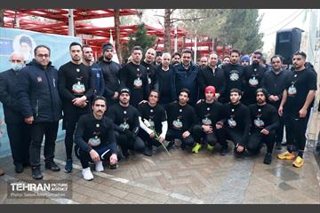مراسم نهمین سالگرد شهدای آتش نشان حادثه ساختمان پلاسکو 1