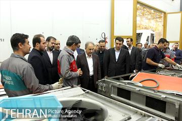 بازدید دکتر نجفی از واگن سازی پارس 14