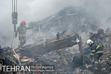 سومین روز عملیات امداد ونجات حادثه پلاسکو -4 3