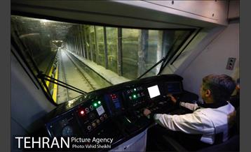 تست گرم خط ۶ متروی تهران 2