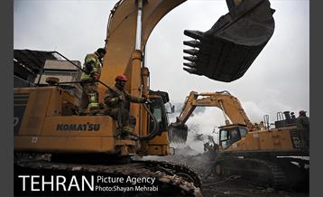 ششمین روز آواربرداری ساختمان پلاسکو -1 9