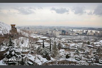 روز برفی در آبشار تهران 33