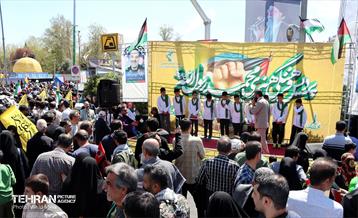 راهپیمایی روز قدس در پایتخت - 4 5