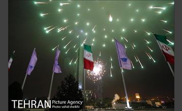 جشن نور نیمه شعبان در برج میلاد تهران 10