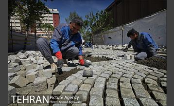 خیابان سی تیر، سنگ فرش می شود  11