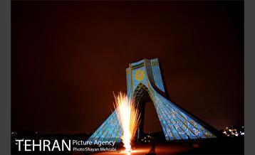 جشن نور نیمه شعبان در میدان آزادی 3