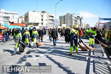 خدمات رسانی شهرداری تهران در راهپیمایی 22 بهمن 7
