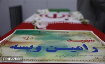 وداع با پیکر شهدای حافظان نظم و امنیت 62