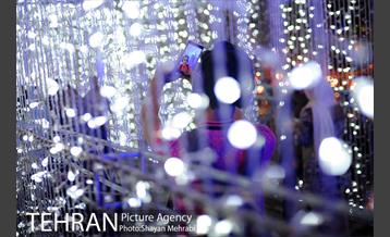 تونل نوری بوستان دانشجو به مناسبت دهه کرامت 7