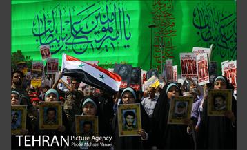 تظاهرات بعد از نماز جمعه تهران برای میانمار 11