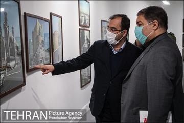 بازدید مدیران شهری به همراه اعضای شورای شهر از نمایشگاه تهران از منظر هنرمندان 25