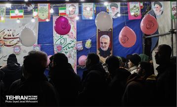 نورافشانی میدان ولیعصر(عج) به مناسبت نیمه شعبان 2