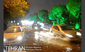 بارش شدید باران و تگرگ در تهران 29
