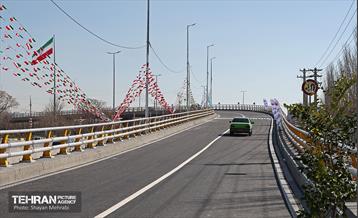 تقاطع سه سطحی بزرگراه‌های شهید نواب صفوی(شهید یارجانی) و شهید تندگویان 1