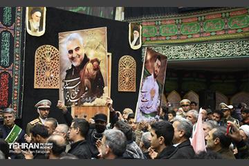 تشییع پیکر شهید گمنام در مسجد حجت(عج) 18