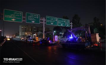 عملیات تعمیر و نگهداری تونل توحید 39