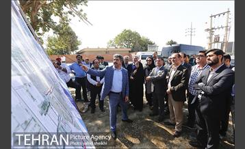 بازدید چند تن از اعضای شورای شهر از پروژه های منطقه 21شهرداری تهران 11