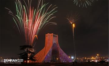 نورافشانی در میدان آزادی به مناسبت نیمه شعبان 29