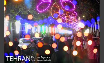 خیابان های تهران در شب میلاد امام زمان (عج) 7